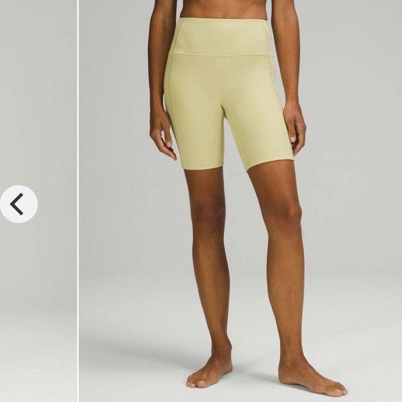 Lululemon Ribbed Contoured High Rise Short 8” - Picture 2 of 12